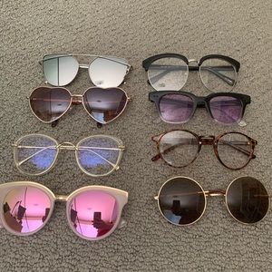 Lot of 8 Urban Outfitters & Forever 21 Sunglasses